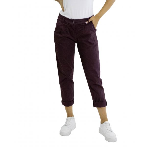 Chino con pence in cotone pesante